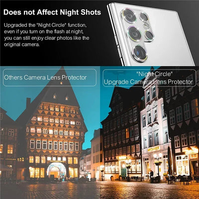 Bling Glitter Camera Lens Protector for Samsung Galaxy S22 S24 S25 Ultra S23 Plus S25Ultra S 25 S25+ Tempered Glass Full Cover