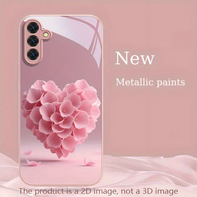 Lotus Flowers Glass Phone Case For Samsung S26 Ultra S25 S24 S23 Plus A57 5G A56 A55 A54 A53 A37 A36 A17 A26 A25 A24 Cases Cover