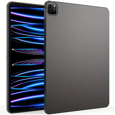 Soft Silicone Black Back Cover For IPad Air Pro 11 13 2024 M2 M4 Air 1 2 3 4 5 Tablet Case TPU Ultra-Thin Design Protective Case