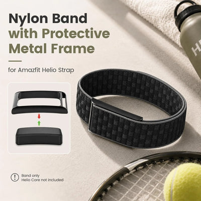Stretchable Wrist Band Sport Soft Nylon Loop Band for Amazfit Helio Strap Adjustable Sport Correa Helios Straps Amazfit Bracelet