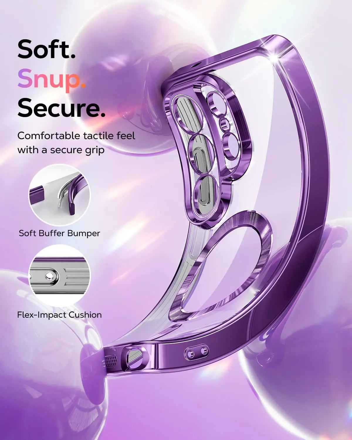 Magnetic Protective Case for Samsung Galaxy S26 Ultra S25+ MagSafe Detachable Flash Card And Wristband Lens Protective Case