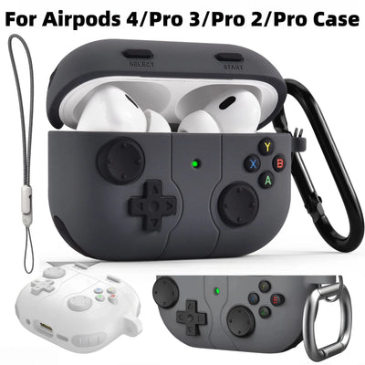 for Airpods 5/4/Pro 3 Case Cover Game Console Design AirPods 5 Case Silicone Protective Cover For Apple AirPods Pro 3/Pro 2/5/4