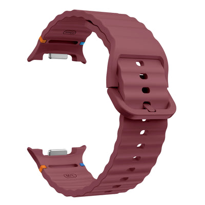 Official Silicone Strap for Samsung Galaxy Watch 9/8 40mm 44mm Sports Replacement Wristband for Galaxy Watch 8 Classic 46mm Band