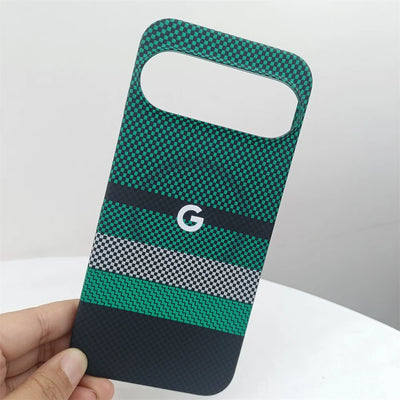 Luxury Carbon Fiber For Magsafe Case For Google Pixel 10 9 8 7 Pro 10 ProXL 9ProXL 9A Wireless Charging Matte Protective Cover