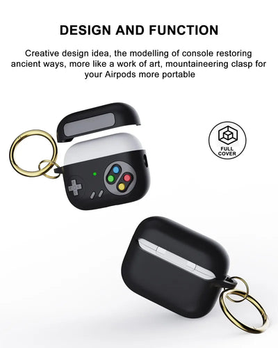 For AirPods Pro3 2025 Pro2 4 3 2 1 Shockproof Headphone Case 3D Creative Silicone Game Console Earphone Cover Protective Sleeve