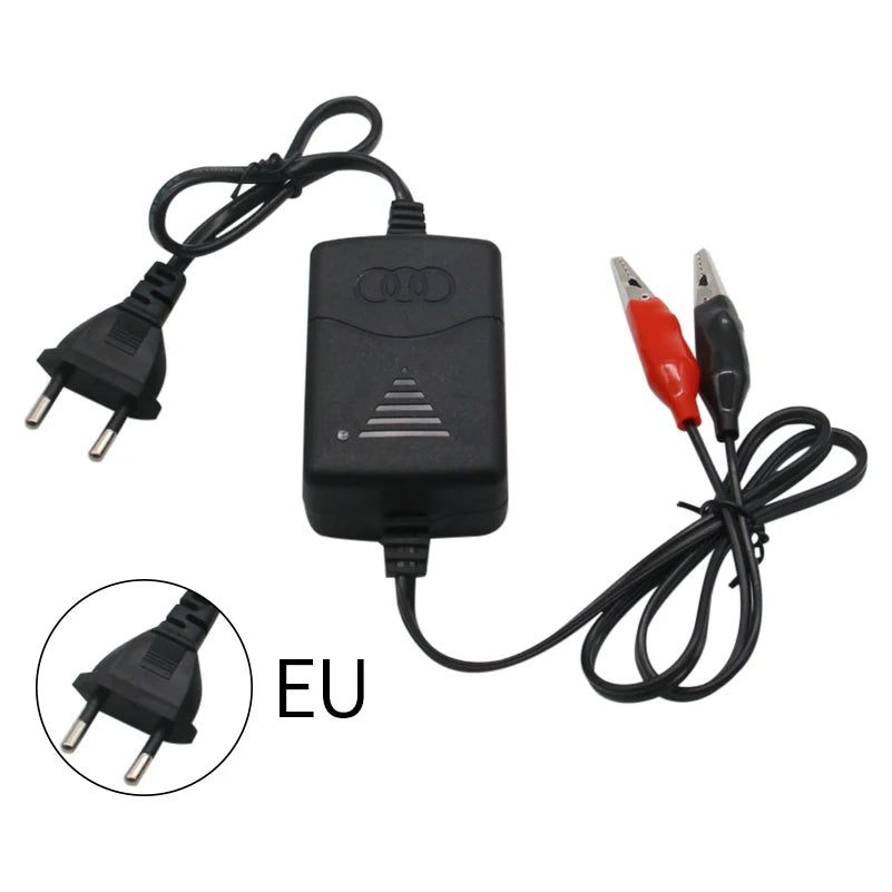 12V 1300mA Car Battery Charger Rechargeable Lead Acid Battery Charger Intelligent Repair Charger For Car Truck Motorcycle