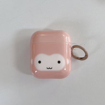 Fun Cute Monkey Panda Glasses With Hook Shockproof Protective Earphone Cover Case for AirPods 1 or 2 3 4 5 Pro 2 Pro 3