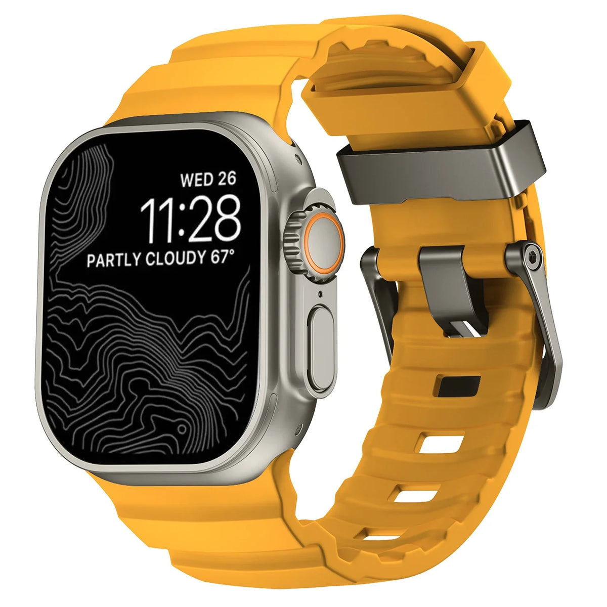 Trail Silicone Band for Apple Watch Ultra 4 3 2 49mm Strap 46mm 45mm 44mm Sport Bracelet iWatch Series 12 11 10 Ultra 9 8 7 SE3