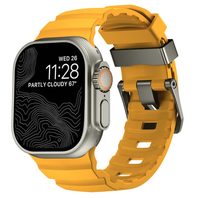 Trail Silicone Band for Apple Watch Ultra 4 3 2 49mm Strap 46mm 45mm 44mm Sport Bracelet iWatch Series 12 11 10 Ultra 9 8 7 SE3