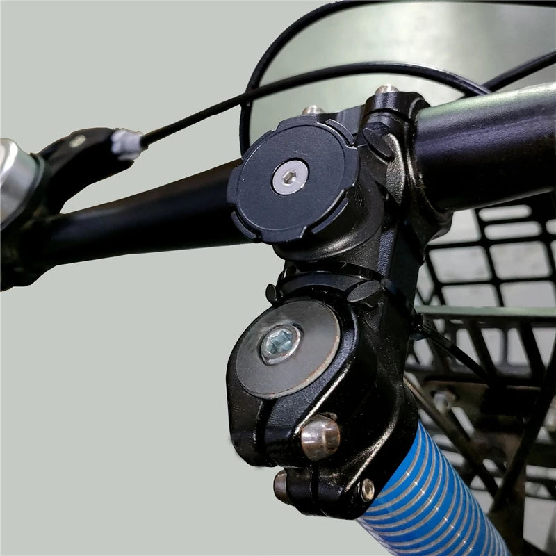 Universal Motorcycle Phone Mount, Adjustable Bike Handlebar Stem Holder for MTB Scooter Smartphone GPS Navigation Bracket