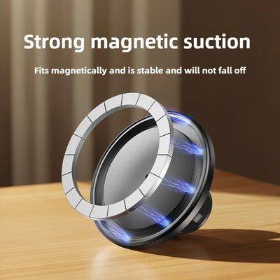 Strong Magnetic Car Phone Holder Aluminum 17mm Ball Mount Base Hands Free Driving Dashboard Windshield Installation Accessories
