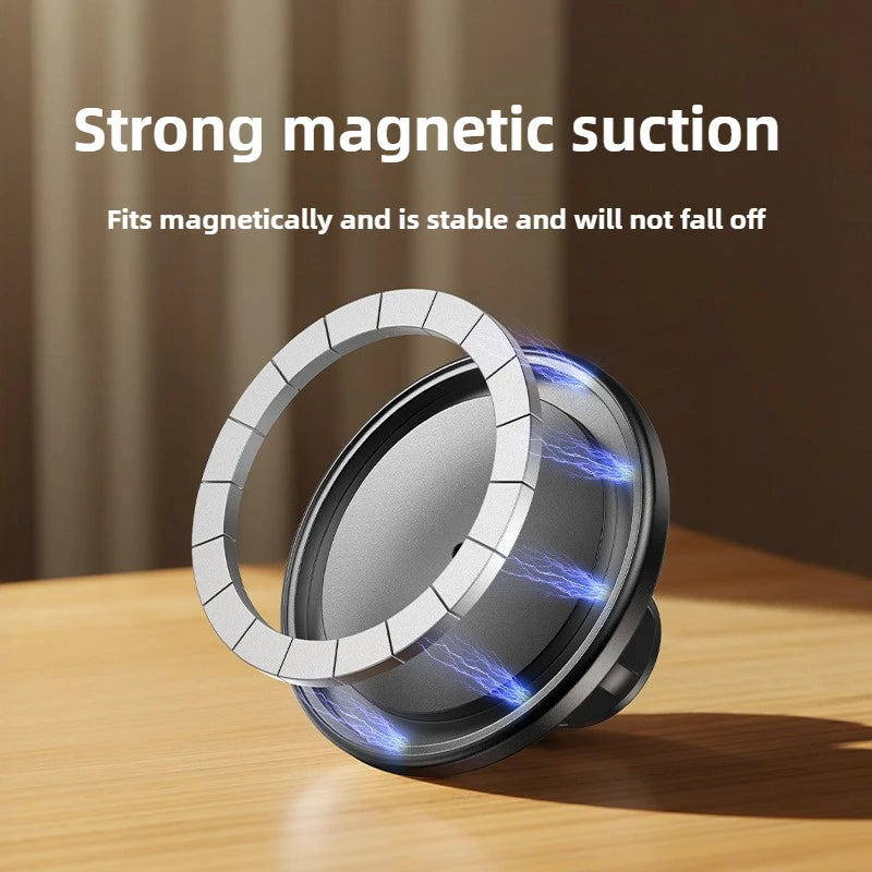 Strong Magnetic Car Phone Holder Aluminum 17mm Ball Mount Base Hands Free Driving Dashboard Windshield Installation Accessories
