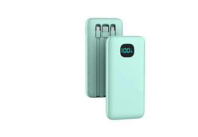 6-in-1 Power Bank 10000mAh PD 12.5W Fast Charging Phone External Battery Powerbank Charger for Xiaomi Poco iPhone Samsung iPad