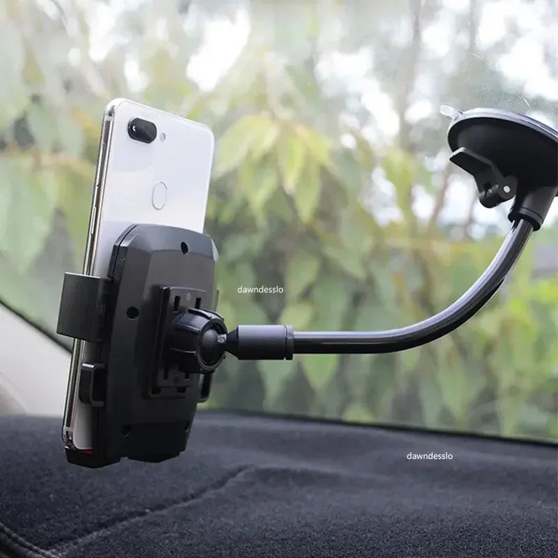 Car-mounted Mobile Phone Holder Car Phone Holder Dashboard Windshield Mount Telescopic Arm 360° Rotation Universal