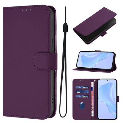 Luxury Leather Wallet Case for Samsung Galaxy S26 S24 S25 Ultra S23 Plus S24 FE S25 Edge Shockproof Bumper Flip Back Cover