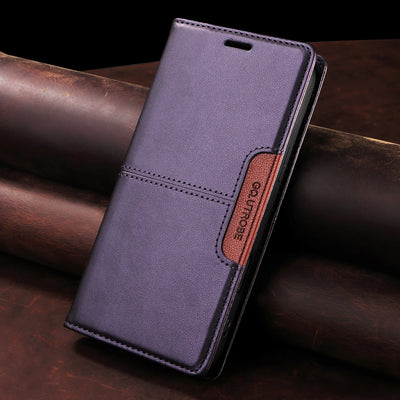 Magnetic Leather Case For iPhone 16 15 14 13 12 11 17 18 Pro Max 18Pro 15 Plus 17e 16e SE3 Business Flip Wallet Card Slot Cover