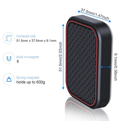 Magnetic Car Phone Mount Rectangle Flat Universal Car Phone Holder for Dashboard Fridge Desk Smartphone Holder Strong Magnets
