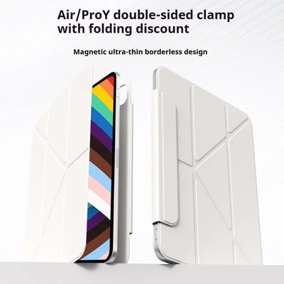 RBP Y-Shaped Folding Case Magnetic iPad A16 10/11th Gen, iPad Pro 11 13 12.9 Air 11 Air4/5 Mini 6 With Magnetic Detachable Cover