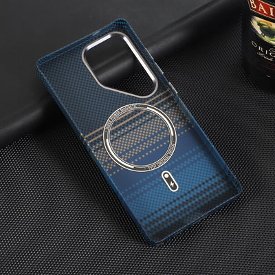 Luxury Kevlar Aramid Fiber Case For Samsung Galaxy S22 S23 S24 S25 S26 Ultra Plus Magnetic Carbon Fiber Phone Cover For S26 Plus